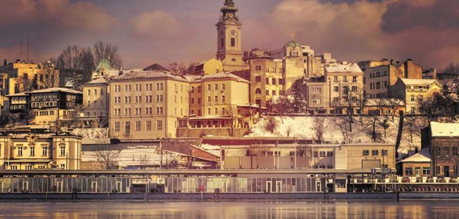 Belgrade Old Town panorama, Serbia