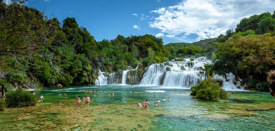 Swimming is allowed at Krka National Park