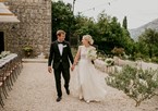 Newlyweds in Dubrovnik's Konavle region
