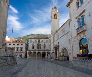 Dubrovnik Sponza palace, old town, Croatia