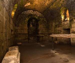 Diocletian palace dungeon, Split, Croatia