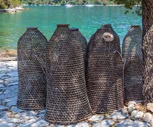 Traditional fishing traps, Mljet Island