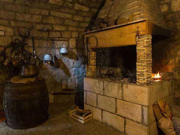 Old Cooking Fireplace