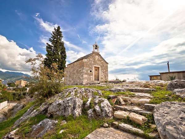 Old Stone Church in Salona, Croatia