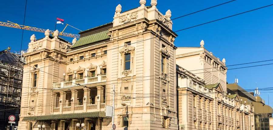 National Theater in Belgrade, Serbia
