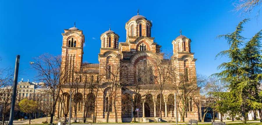 St. Mark's Church in Belgrade, Serbia