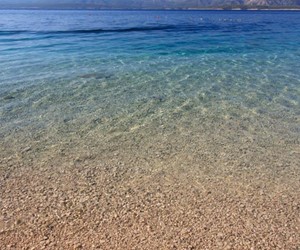 Famous Murvica beach, Brac island