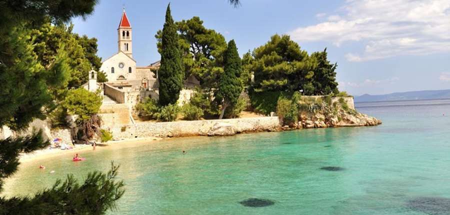 Bol town on Brac island, Croatia