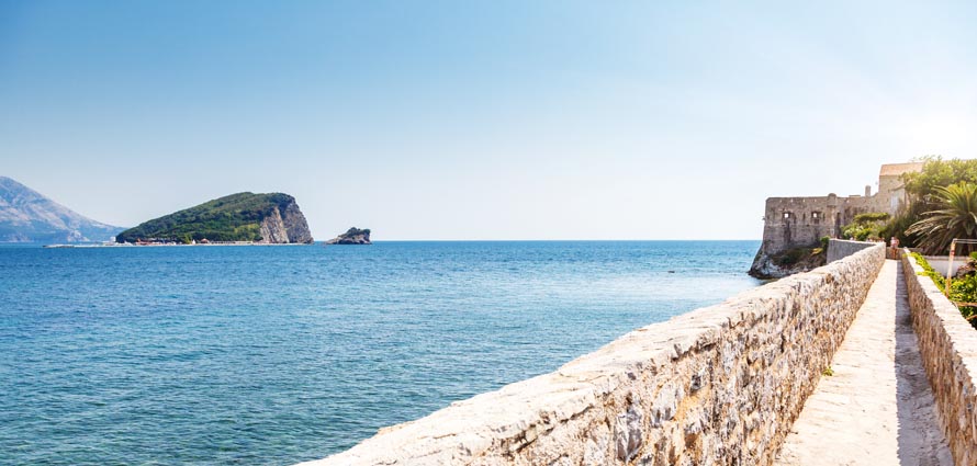Walls of Budva, Montenegro