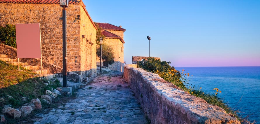 Streets of Budva, Montenegro