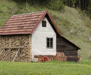 Cabin in Moravice village
