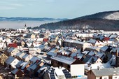 Delnice town in winter
