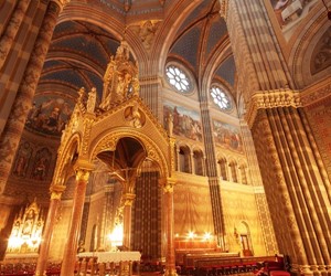 Inside of the Cathedral in Dakovo
