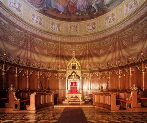 Inside of the Cathedral in Dakovo
