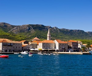 Jelsa town on the Hvar Island
