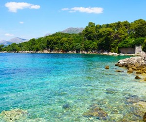 Bay at Donje Celo village, Kolocep Island
