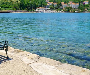 Seafront in Donje Celo, Kolocep Island
