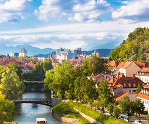 Ljubljana panorama, Slovenia