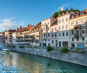 Ljubljanica river, Ljubljana, Slovenia