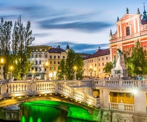 Triple Bridge, Ljubljana, Slovenia