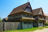 Authentic traditional wooden house in Krapje