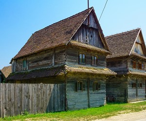 Authentic traditional wooden house in Krapje