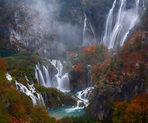 Plitvice Lakes National Park in Autumn, Croatia