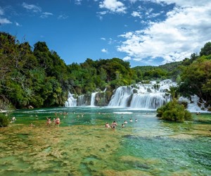 Swimming is allowed at Krka National Park
