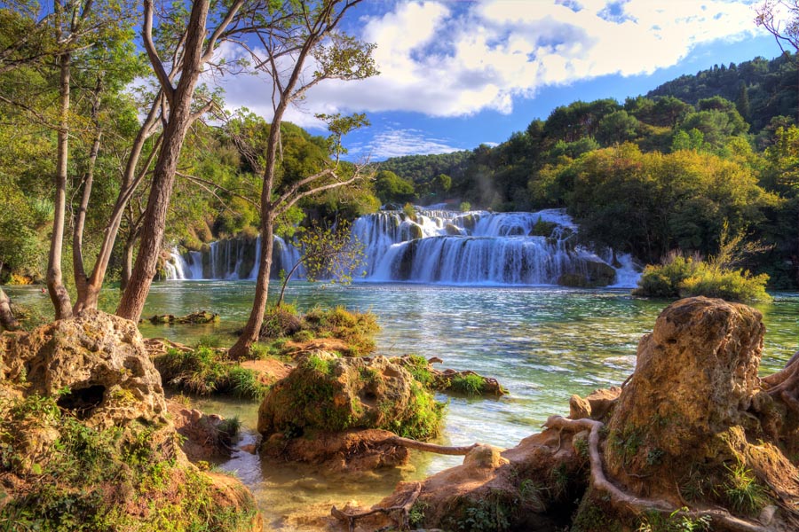 Waterfalls at Krka National Park