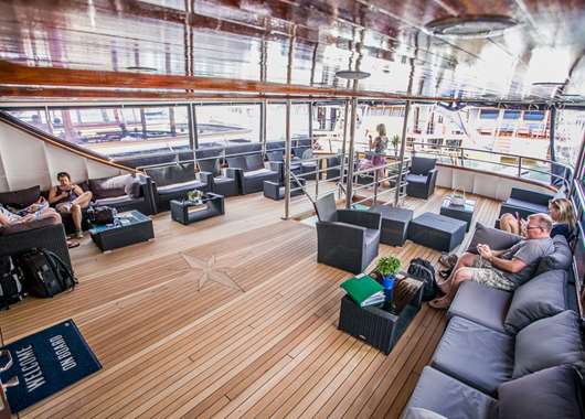 MS Captain Bota lounge deck