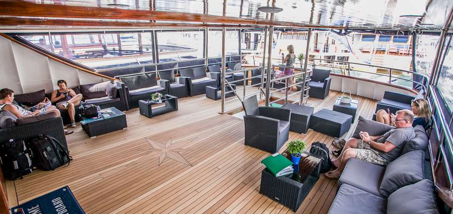 MS Captain Bota lounge deck