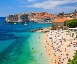 Banje beach, Dubrovnik Old Town