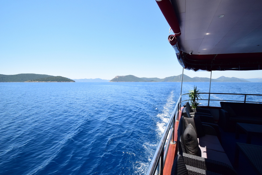 Beautiful blue Adriatic Sea