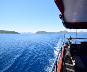 Beautiful blue Adriatic Sea