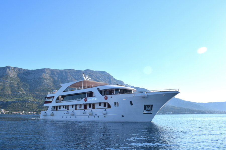 MS Equator off the Croatian coast