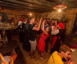 Liberty tour visiting "St. Peter in the Forest" village in Istria, Croatia