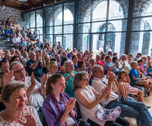 Thrilled audience