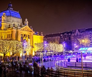 Art Pavilion, Zagreb - Ice skating rink