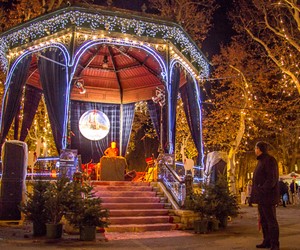 Zrinjevac music pavilion in Advent