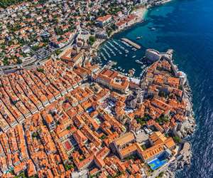 Dubrovnik aerial, Croatia