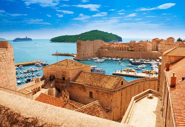Dubrovnik old port, Croatia