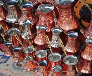 Handcrafted traditional coffee pots