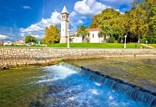 Town of Solin and Jadro river, Croatia