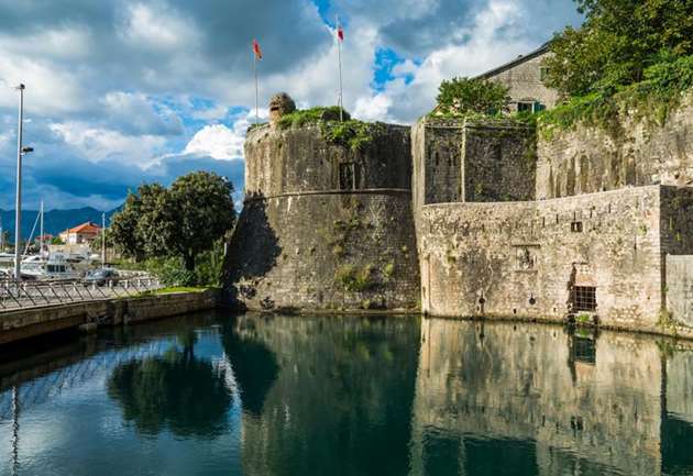 Walls of Kotor and Scurda river, Montenegro
