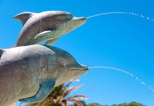 Dolphin statues, Mali Losinj