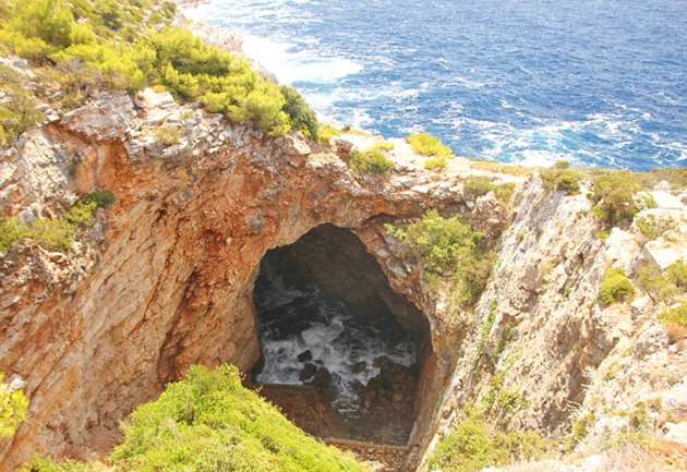Odysseus cave, Mljet