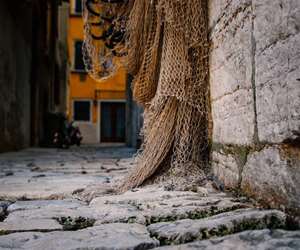 Traditional Fishnet, Rovinj, Croatia