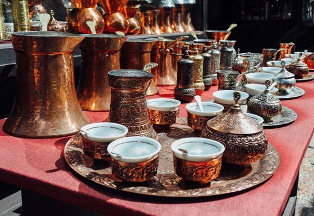 Handcrafted coffee pots, Sarajevo