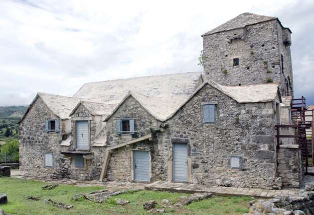 Stone house at Skrip village, Brac