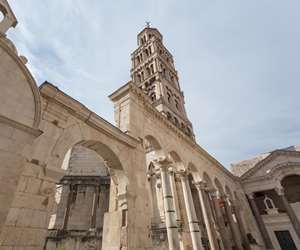 St. Domnius cathedral, belltower, Diocletian palace, Split, Croatia